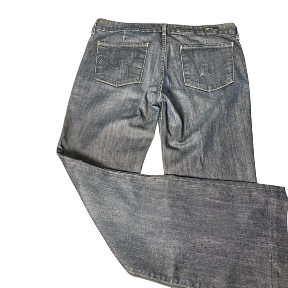 Citizens Of Humanity | Faye #003 Low Waist Full Leg Dark Wash Jeans | Sz 32 - Picture 4 of 11